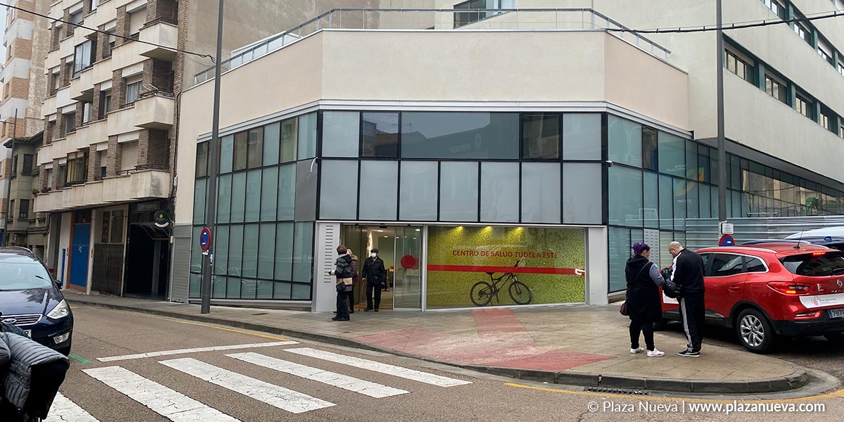 Acceso actual al Centro de Salud ‘Santa Ana’ Tudela Este