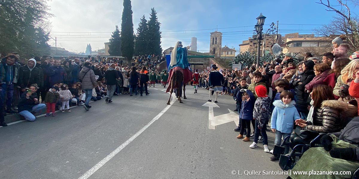 Tudela Reyes Magos llegada 2023 0