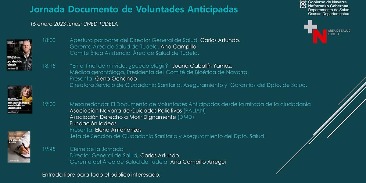 Jornada voluntades anticipadas en Tudela