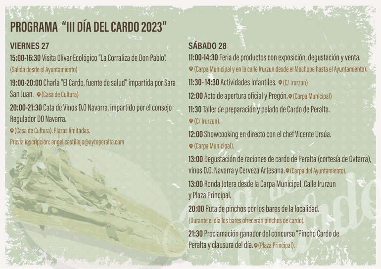 Peralta Día del Cardo 2023 2