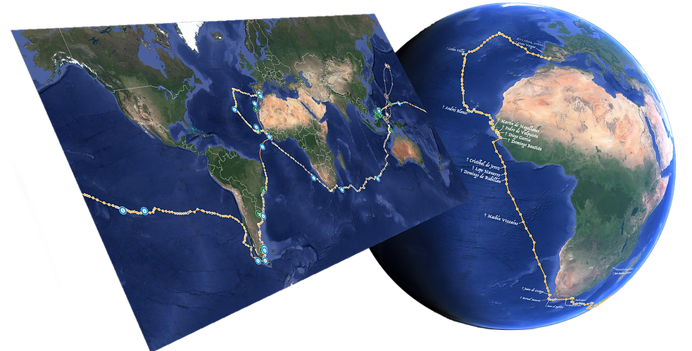 Mapas ruta Elcano