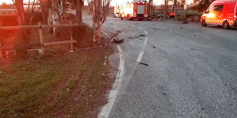 Hasta allí se desplazaron bomberos, ambulancias y un equipo médico