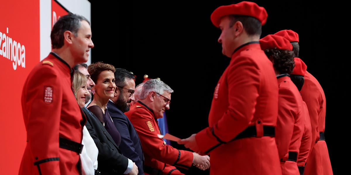 Acto institucional del Día de la Policía Foral 1