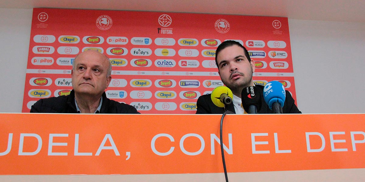 José Luis Ruiz y Ramón Lázaro en la rueda de prensa convocada ayer