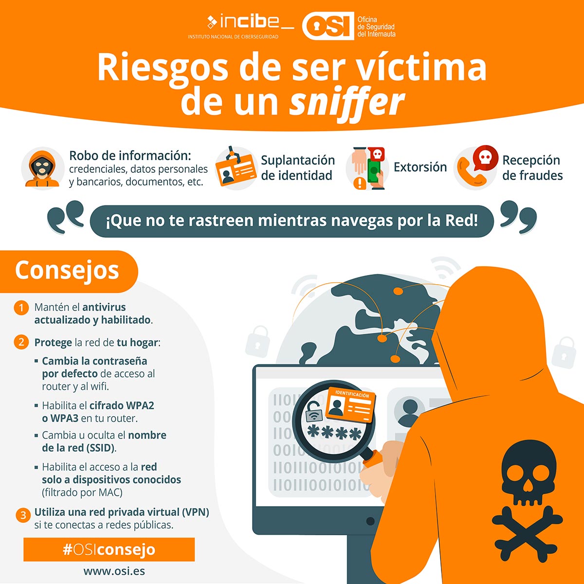 Riesgos de ser víctima de un sniffer