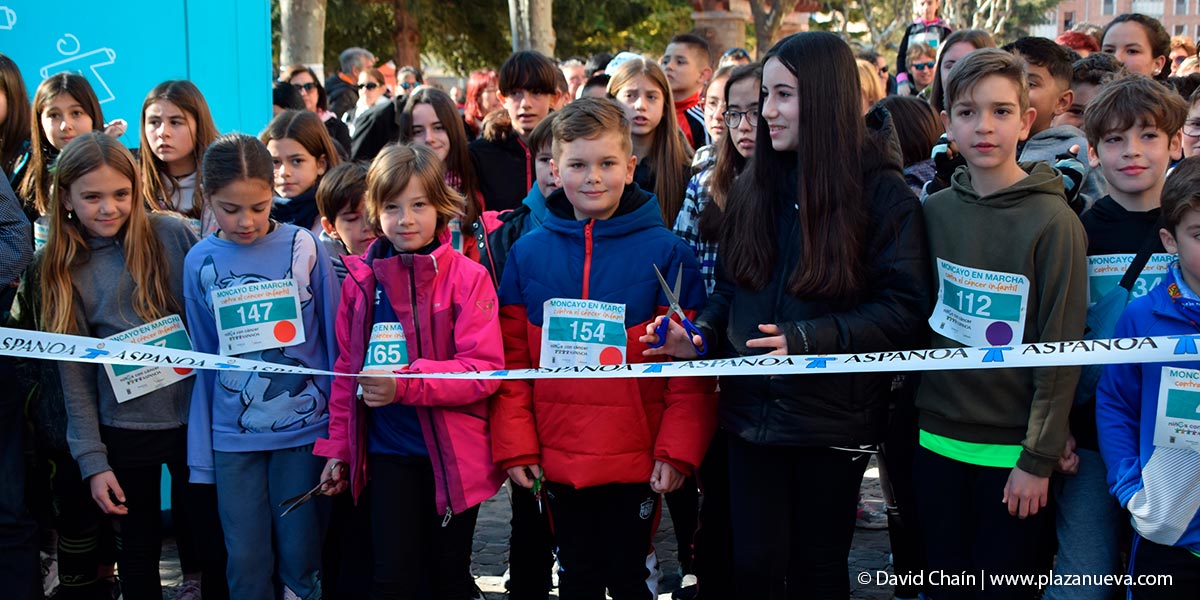Marcha cáncer infantil Tarazona Mario, Nora y Vega, tres jóvenes turiasonenses afectados por esta enfermedad