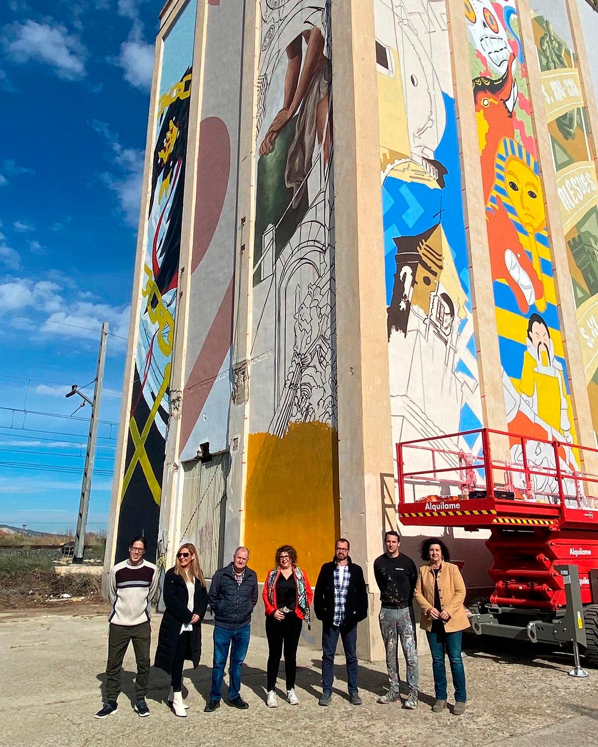 Villafranca arte urbano silo 1