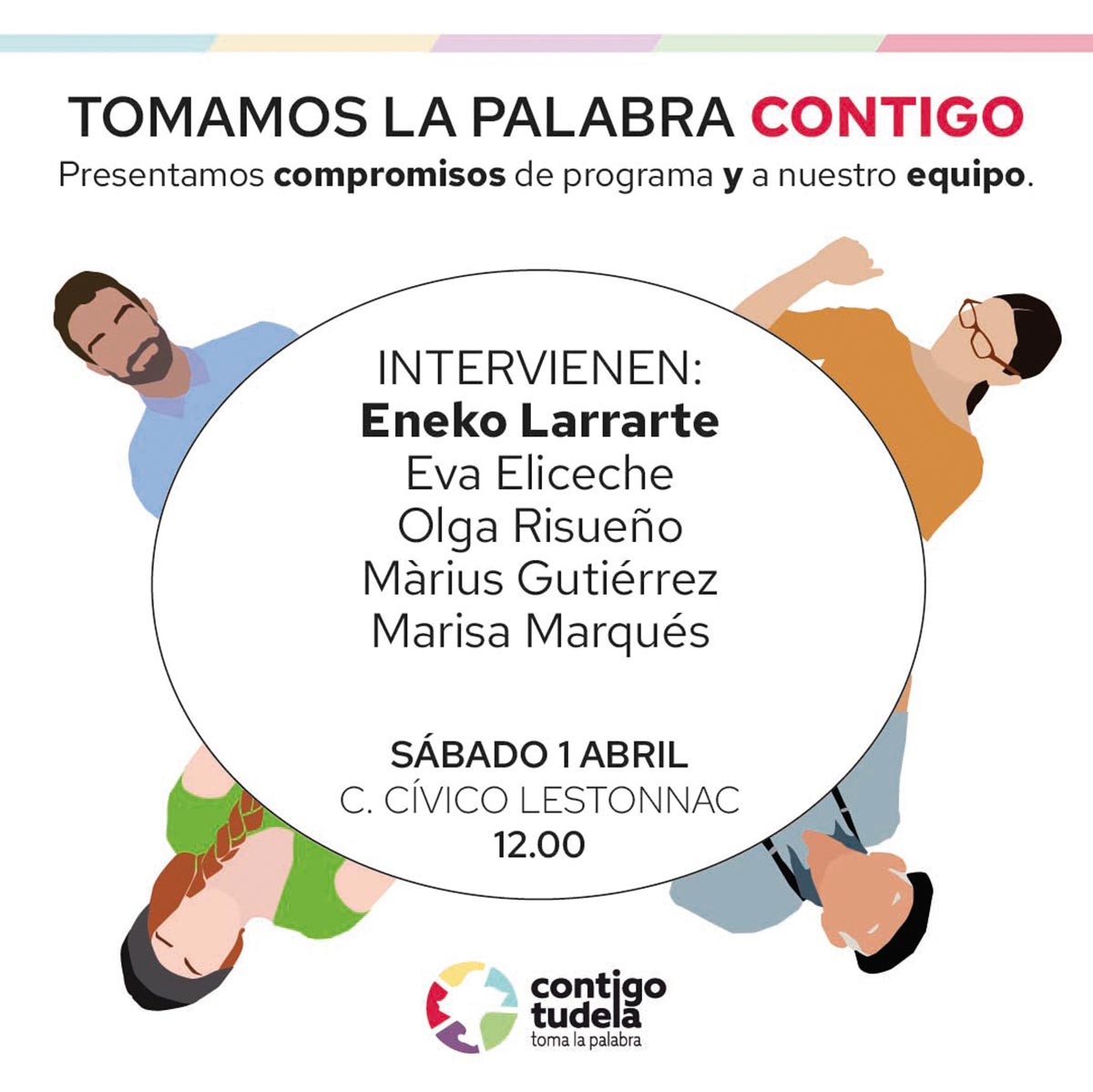 Contigo Tudela acto 1 de abril