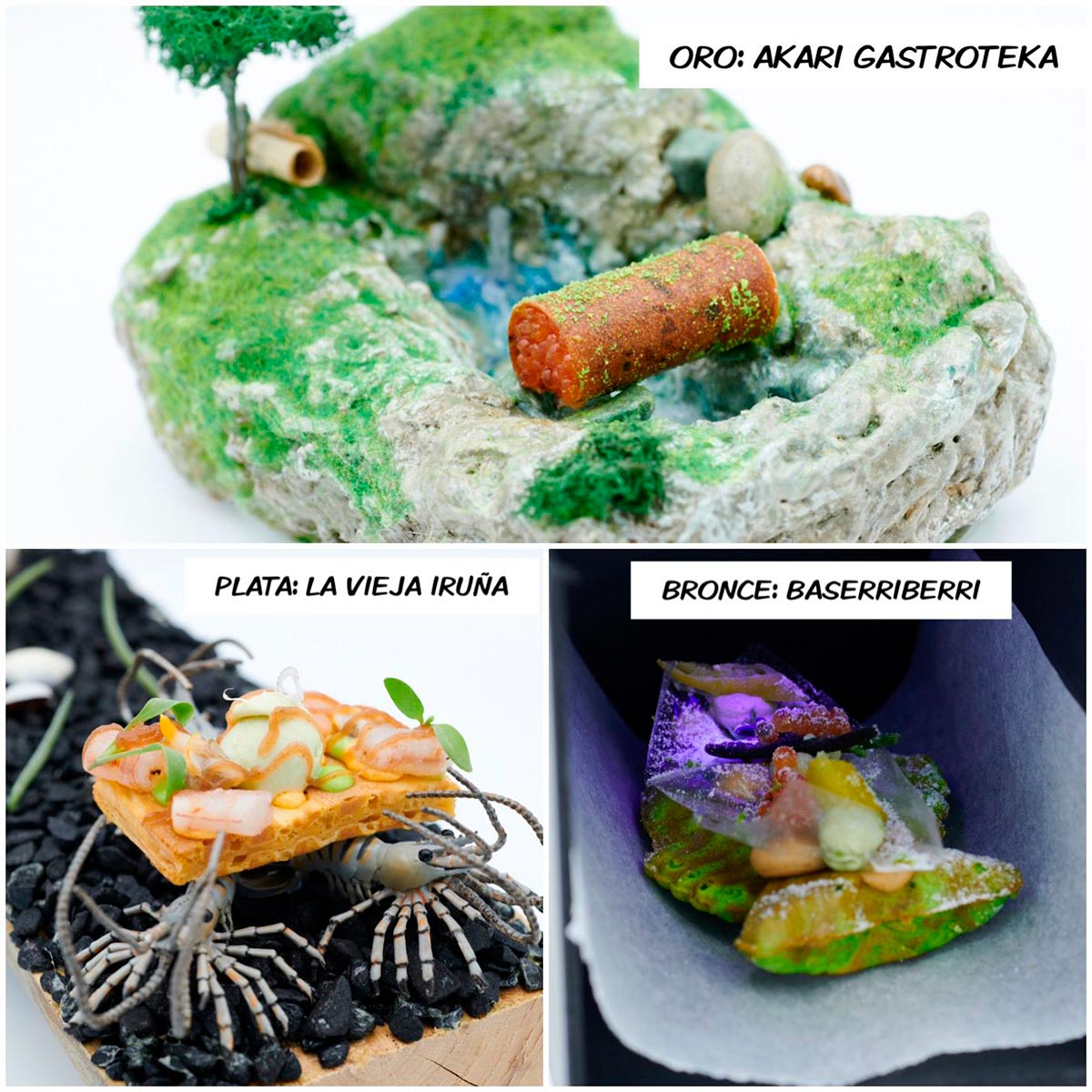 Semana del Pincho de Navarra 2023 PINCHOS ORO PLATA BRONCE