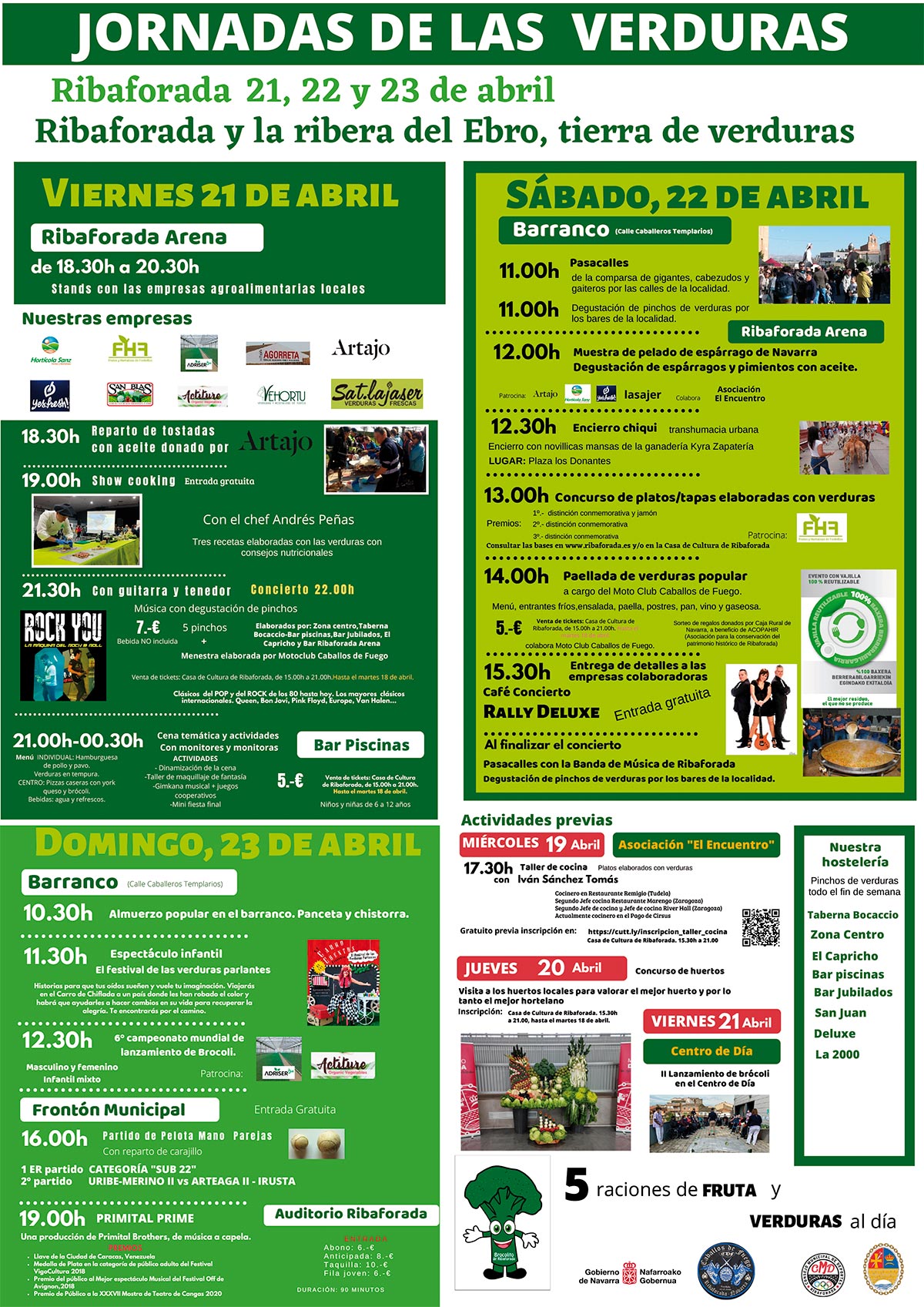 Jornadas de la Verdura 2023 en Ribaforada