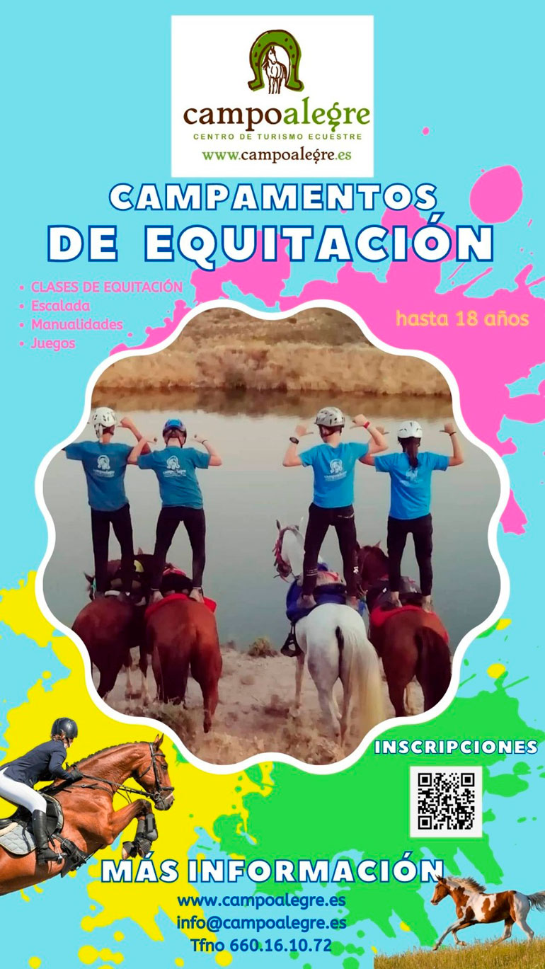 Campamentos de Equitación Campo Alegre 2023