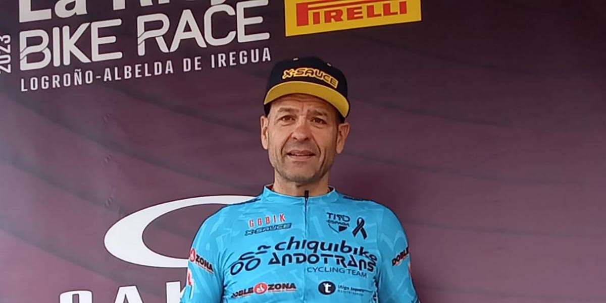 El experimentado ciclista tudelano Tito Espada