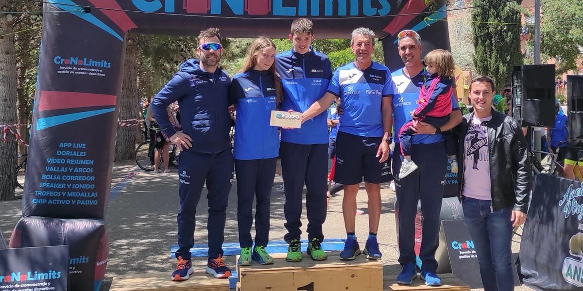 Ignacio Munarriz, Irati Sicilia, Alejandro Melero, Agustín Salvatierra, Alvaro Aguerri  lograron el 1º puesto equipos mixtos