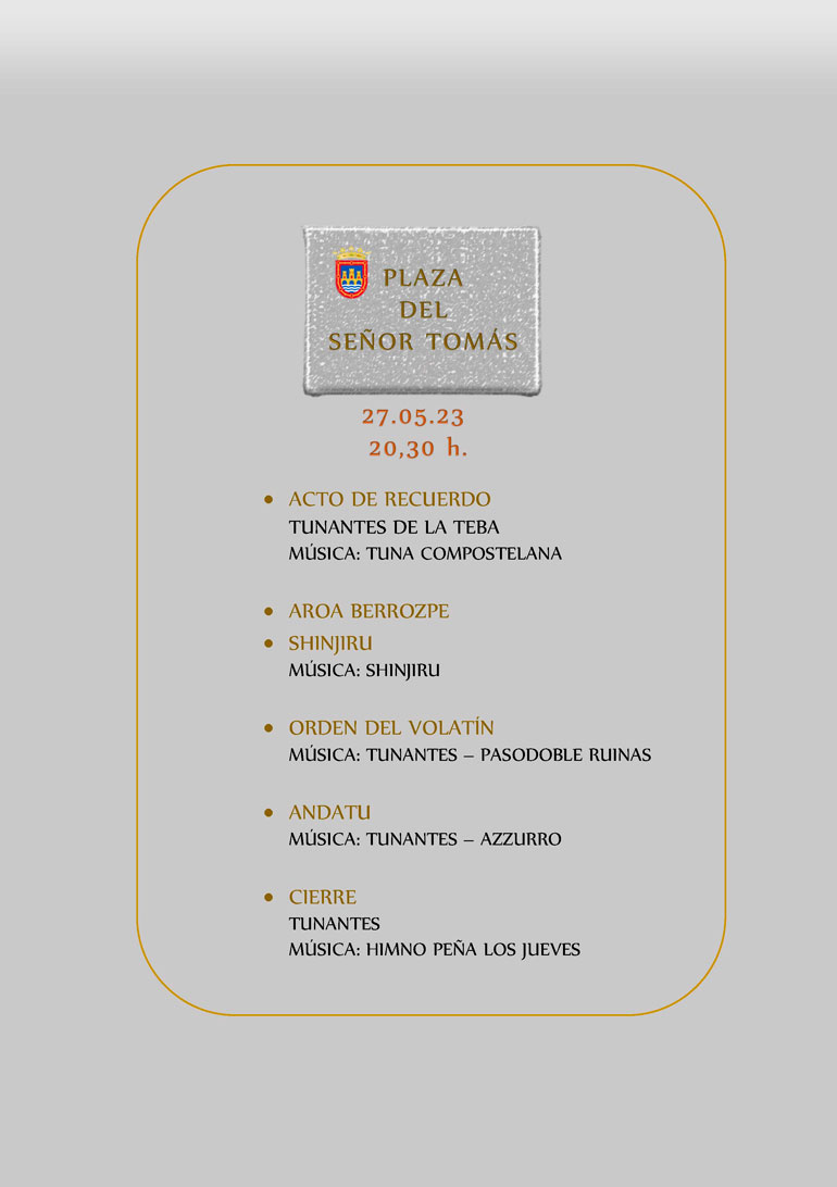 Acto en Tudela de Recuerdo al Señor Tomás 1