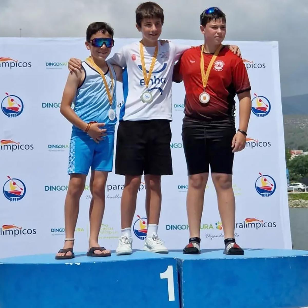 Ebrokayak Casteldefells podio