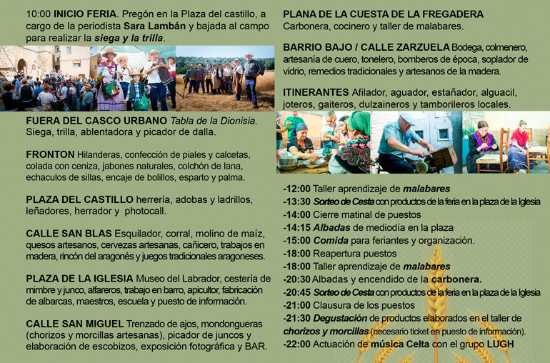 XXI Feria de oficios perdidos y artesanos 2023 en Lituénigo 2