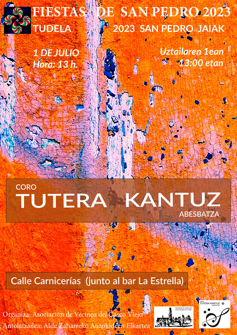 Fiestas de San Pedro 2023 en Tudela Tutera Kantuz