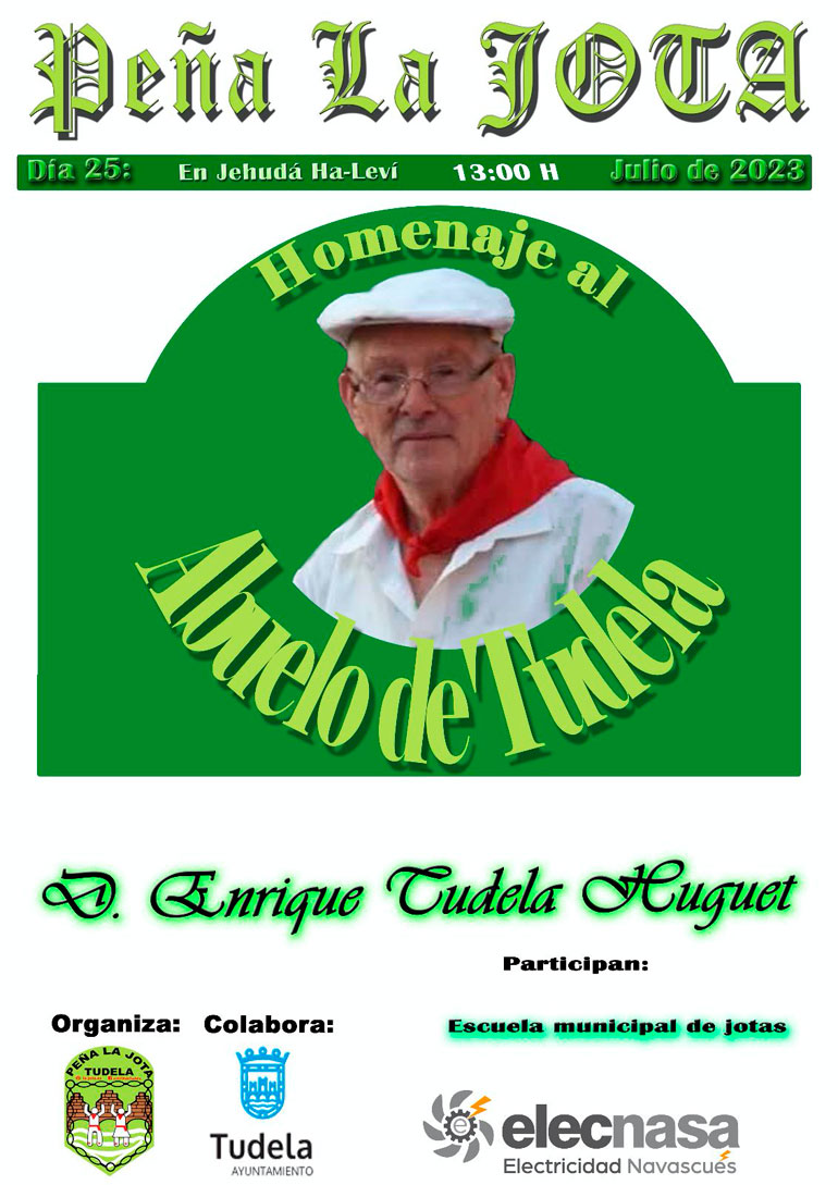 Peña La Jota actividades 2023 Abuelo de Tudela