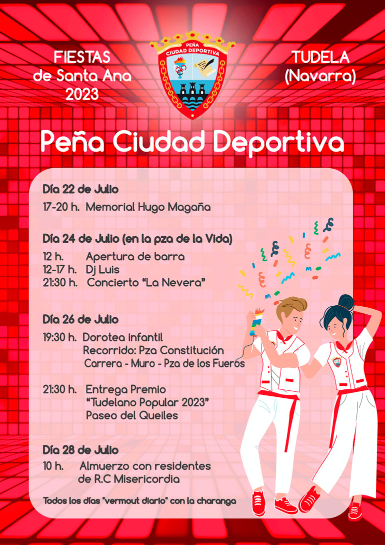 Peña Ciudad Deportiva actividades 2023