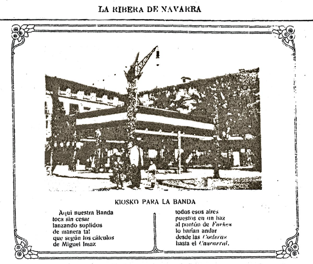 Antes de hacerse el quiosco de la mísica Foto Mauricio Royo