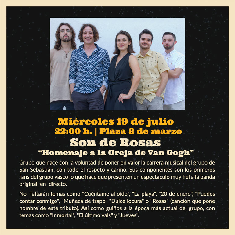 Música en la noche 2023 en Corella 19J