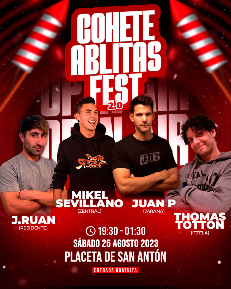 Programa de las Fiestas patronales en honor a Nuestra Señora Virgen del Rosario 2023 en Ablitas Cohete Ablitas Fest
