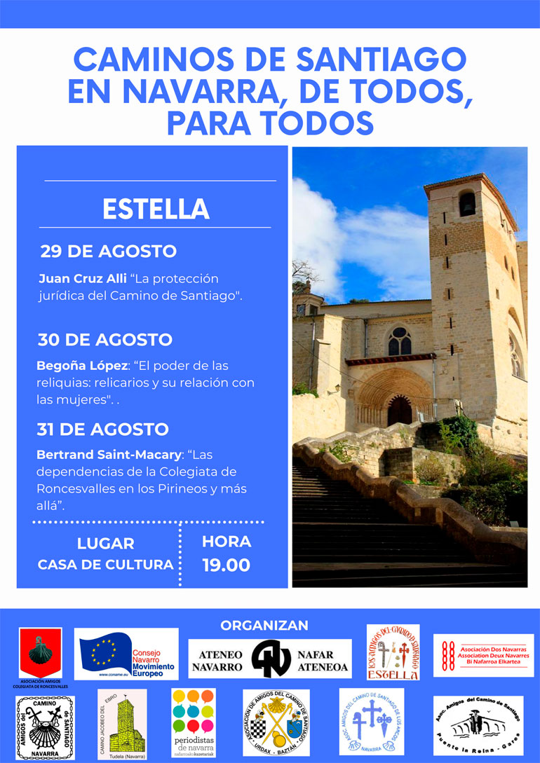 Ciclo ‘Caminos de Santiago en Navarra, de todos, para todos’ en ESTELLA