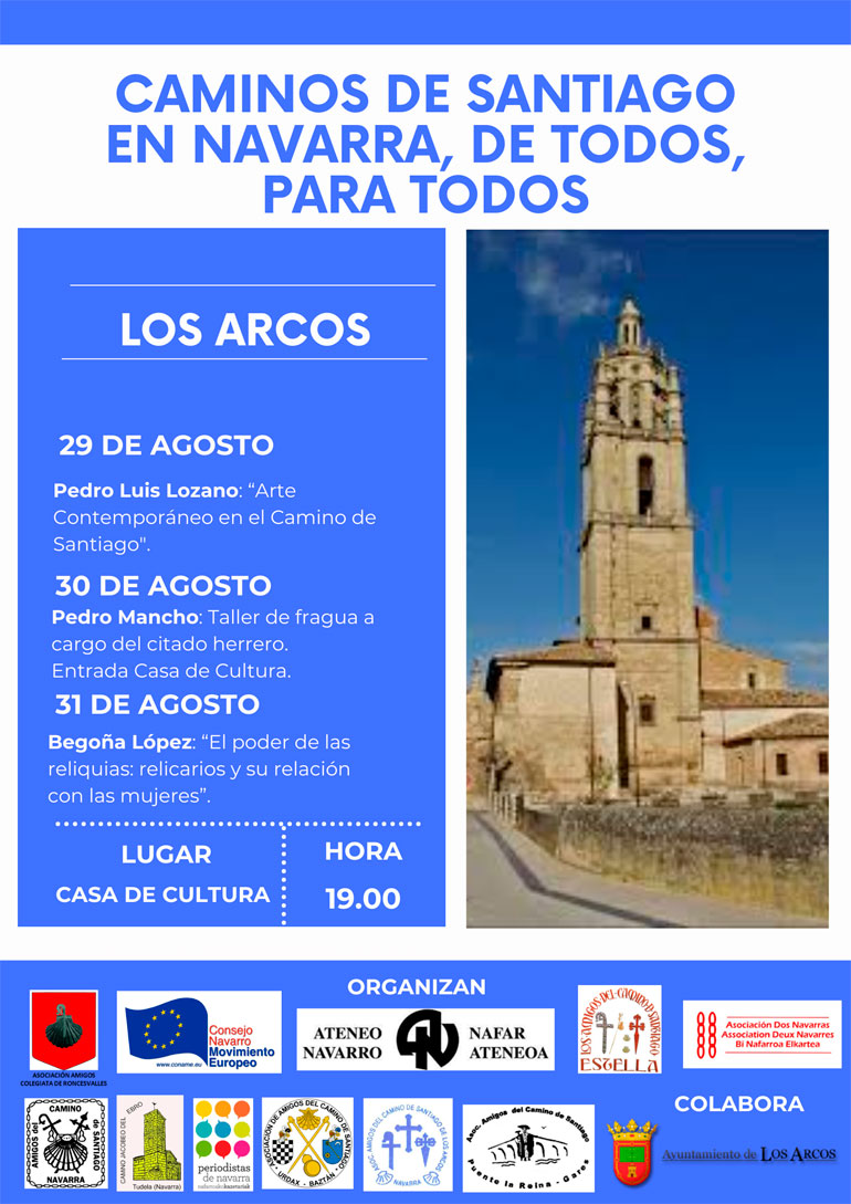Ciclo ‘Caminos de Santiago en Navarra, de todos, para todos’ en LOS ARCOS