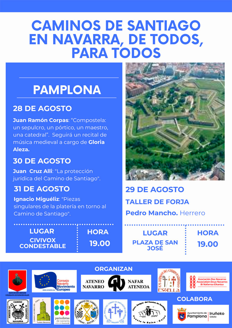 Ciclo ‘Caminos de Santiago en Navarra, de todos, para todos’ en PAMPLONA