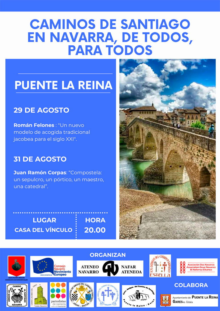 Ciclo ‘Caminos de Santiago en Navarra, de todos, para todos’ en PUENTE LA REINA