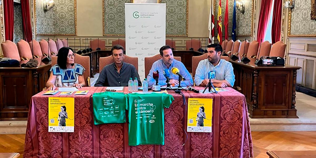 Presentación esta mañana de la VI Marcha contra el Cáncer