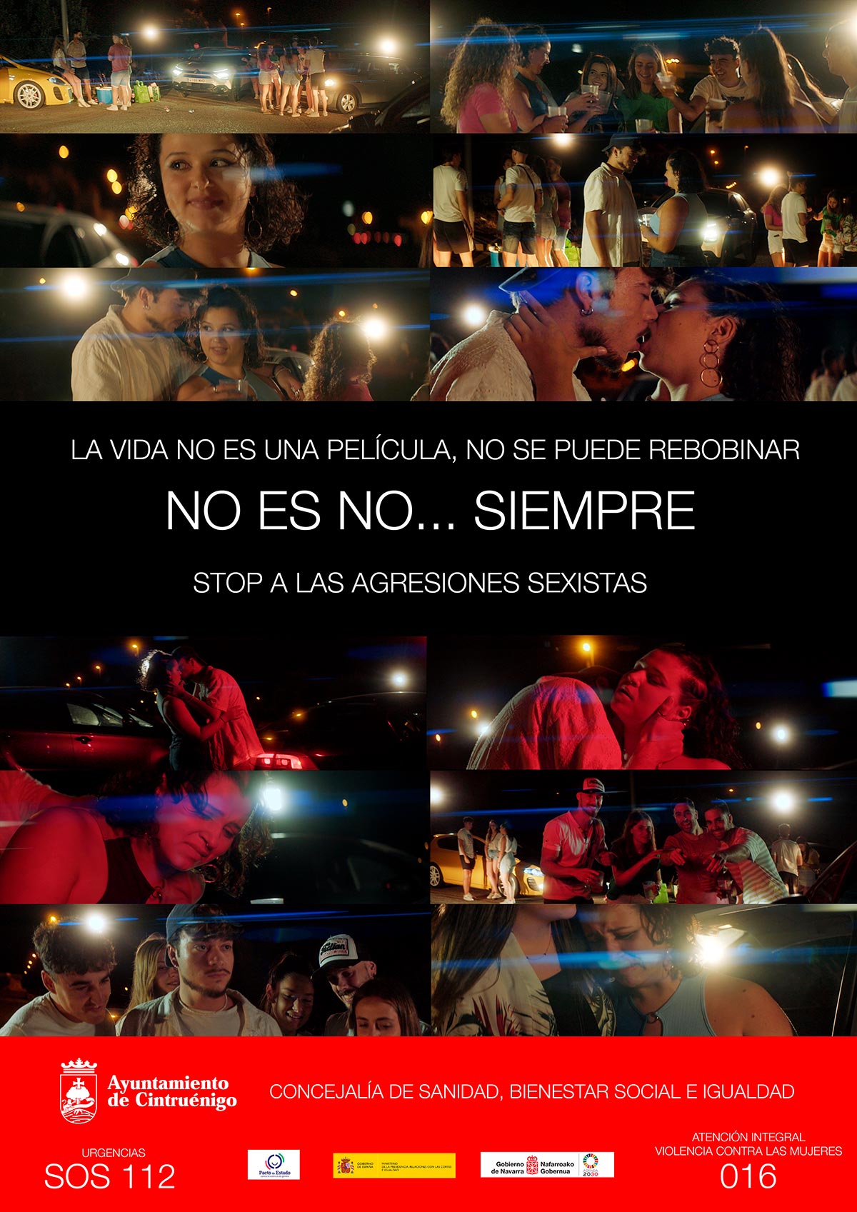 Cintruénigo campaña agresiones sexistas 2023 cartel