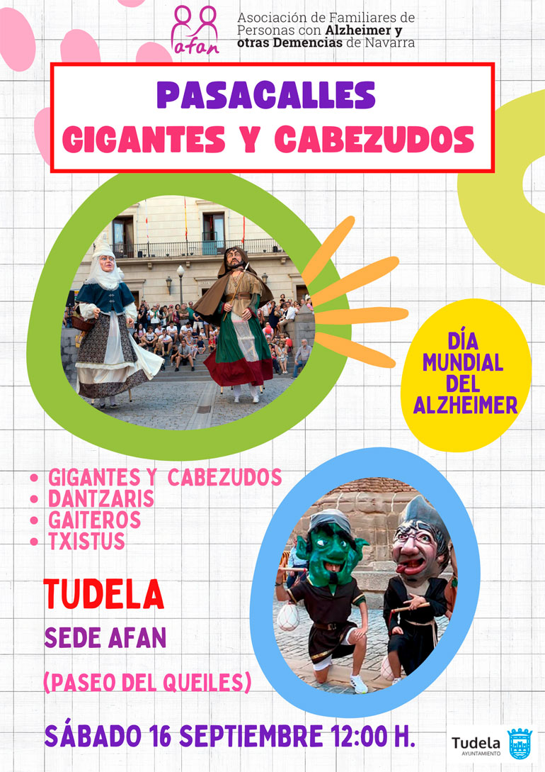 XXXI Jornadas sobre el Alzheimer y otras demencias 2023 en Tudela Pasacalles