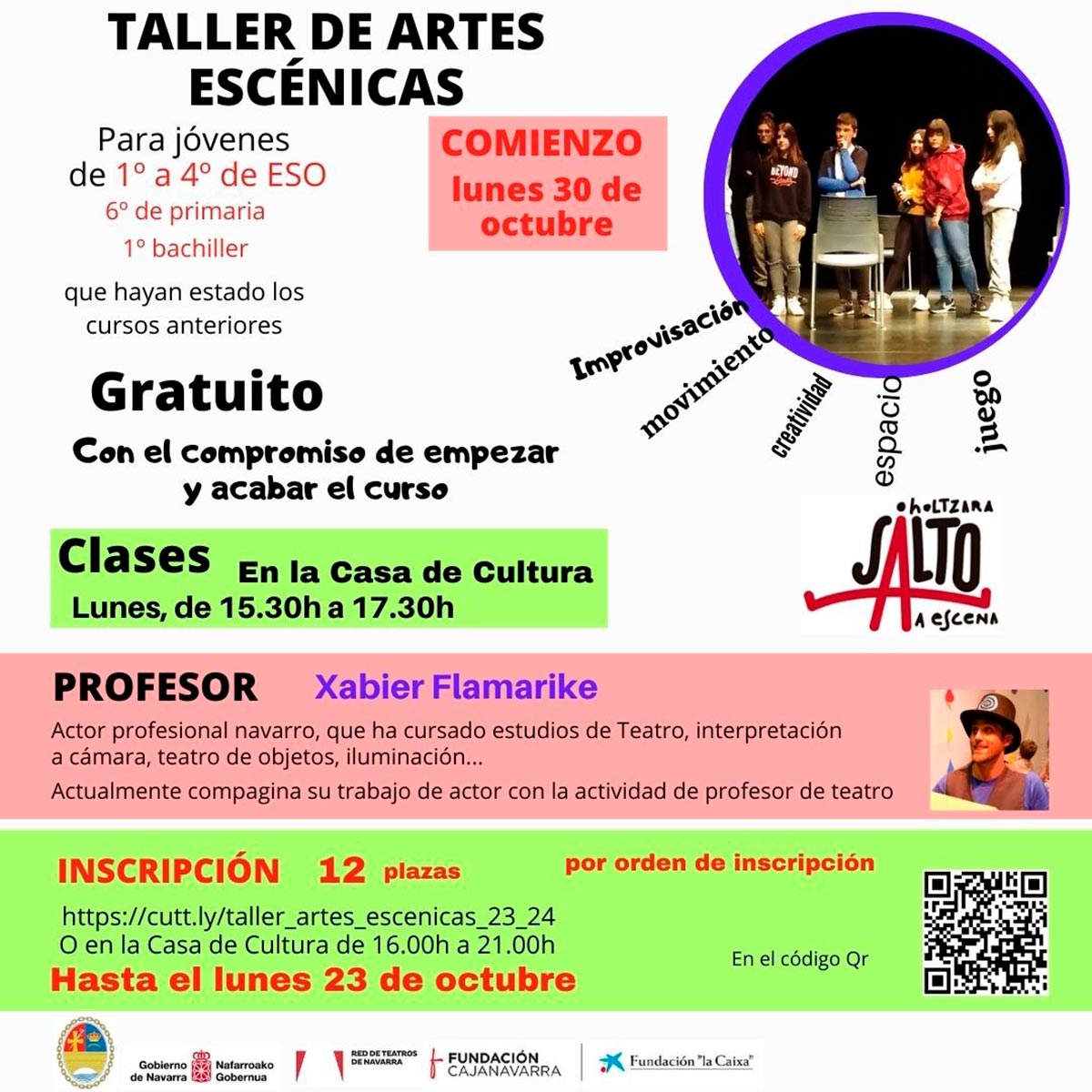Ribaforada taller teatro 2023