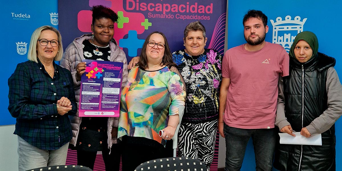 Presentación de las III Jornadas de Discapacidad 2023 en Tudela