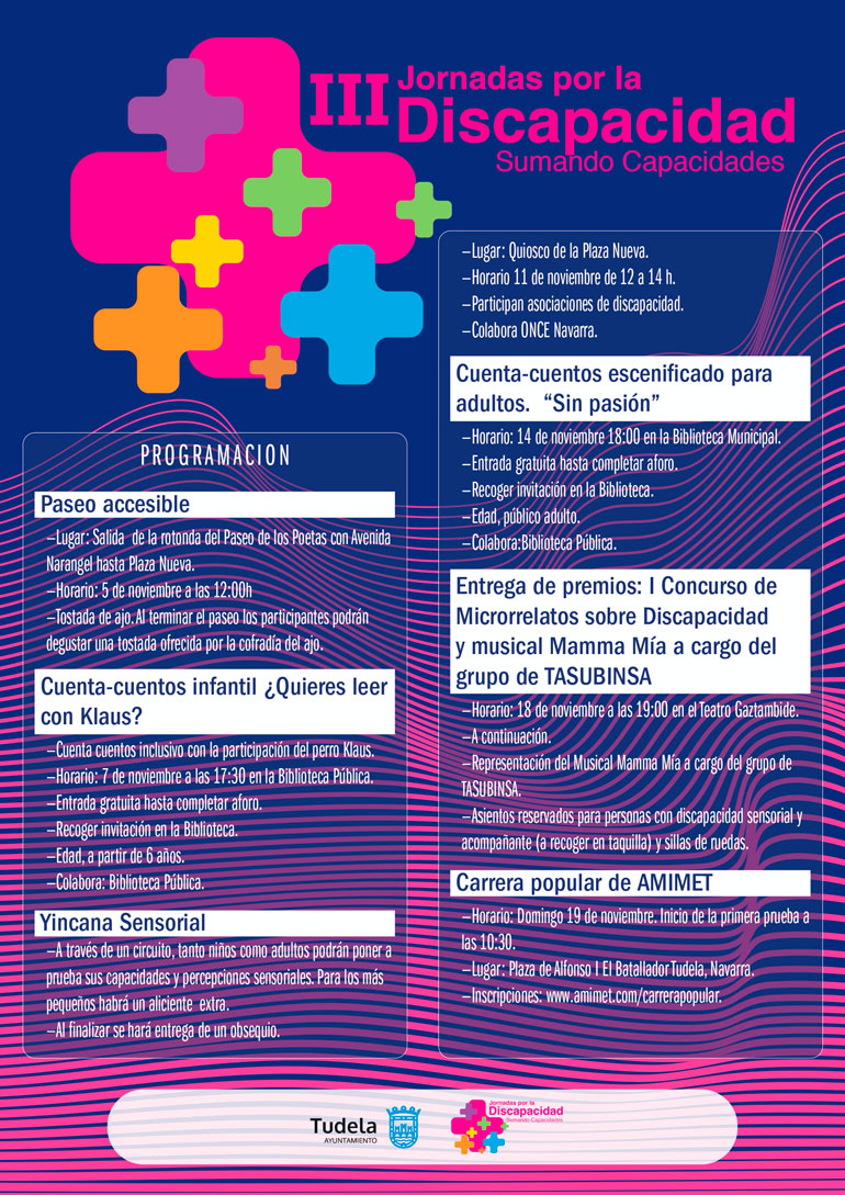 III Jornadas de Discapacidad 2023 en Tudela