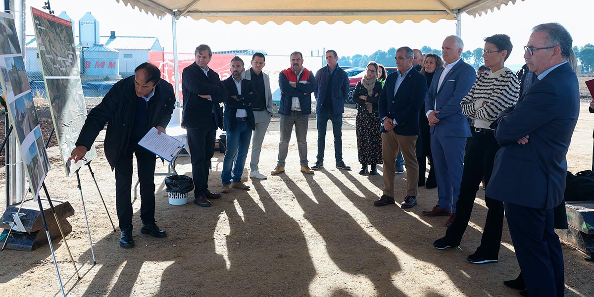 La Presidenta Chivite visitó la nueva carretera que conecta Caparroso, Mélida y Rada (NA 128) 2