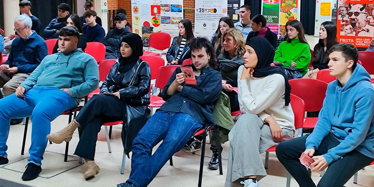 La exposición estará en el centro educativo de Tudela hasta el 22 de diciembre