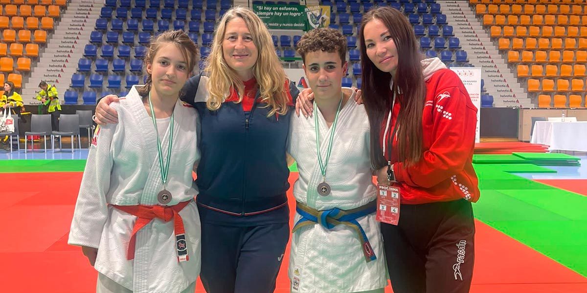 Leire Cortijo, Maika Burgaleta, Lukas Lorente y Mariya Kirbizhekova