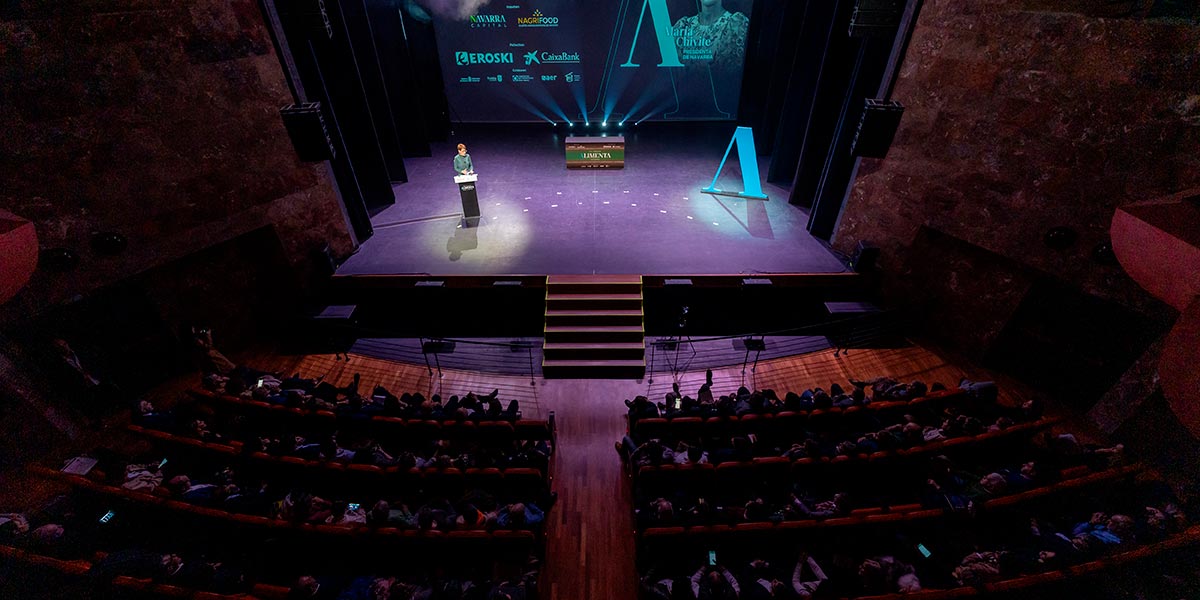 El Teatro Gaztambide acogió la entrega de los VIII Premios Alimenta Navarra 2023
