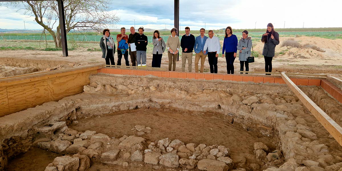 Visita a la villa romana ‘El Villar’, en Ablitas