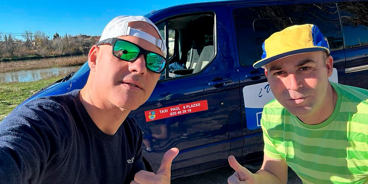 Taxi Paúl de Ribaforada ofreció su vehículo