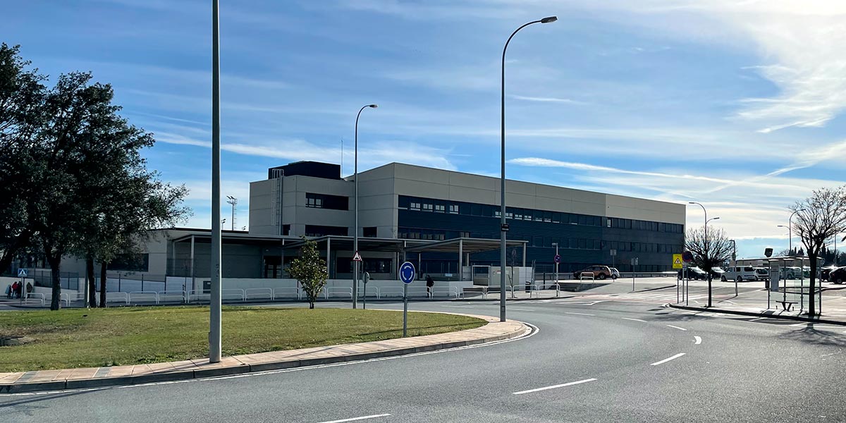 Fachada del Colegio Público Huertas Mayores de Tudela