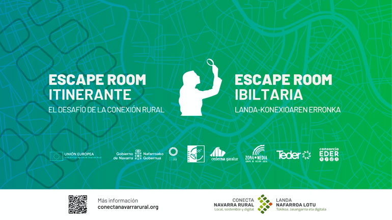 Escape rooms itinerantes Conecta Navarra Rural