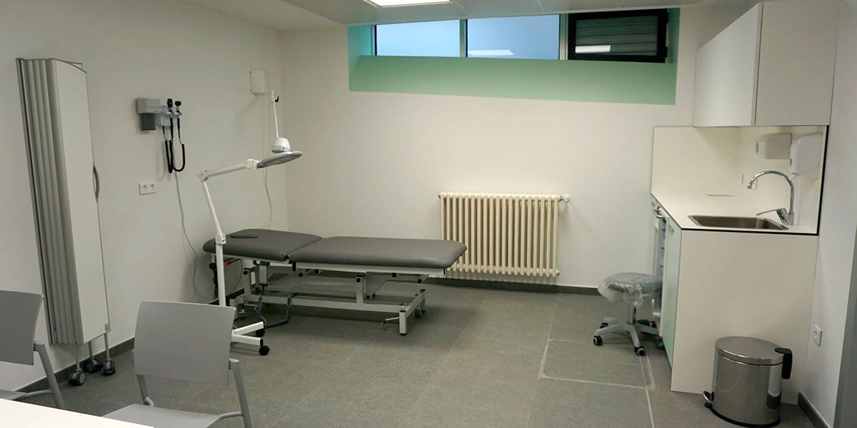 Consulta del Servicio Normal de Urgencias del Centro de Salud Tudela Este 'Santa Ana'