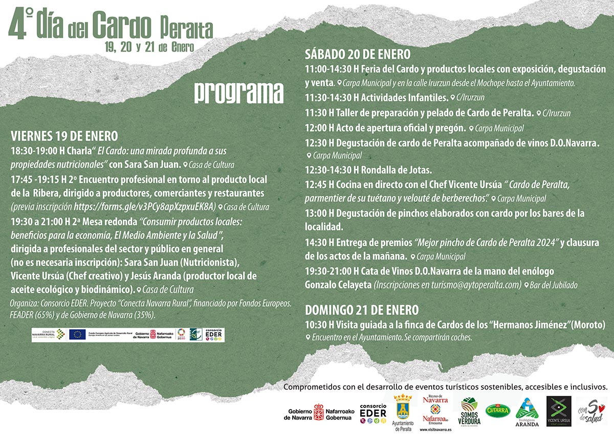 IV Día del Cardo 2024 en Peralta programa