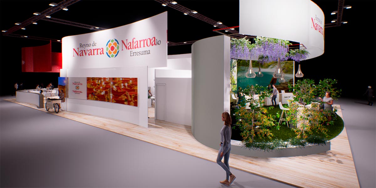 Recreación del stand de Navarra en FITUR 4