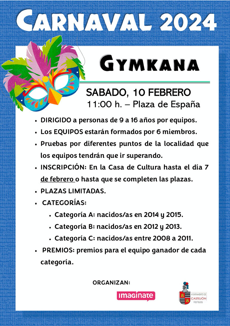 Carnaval 2024 en Castejón gymkana