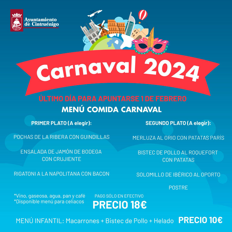 Carnaval 2024 en Cintruénigo comida