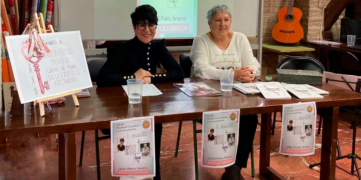 Mónica Lozano junto a Mari Carmen Eza